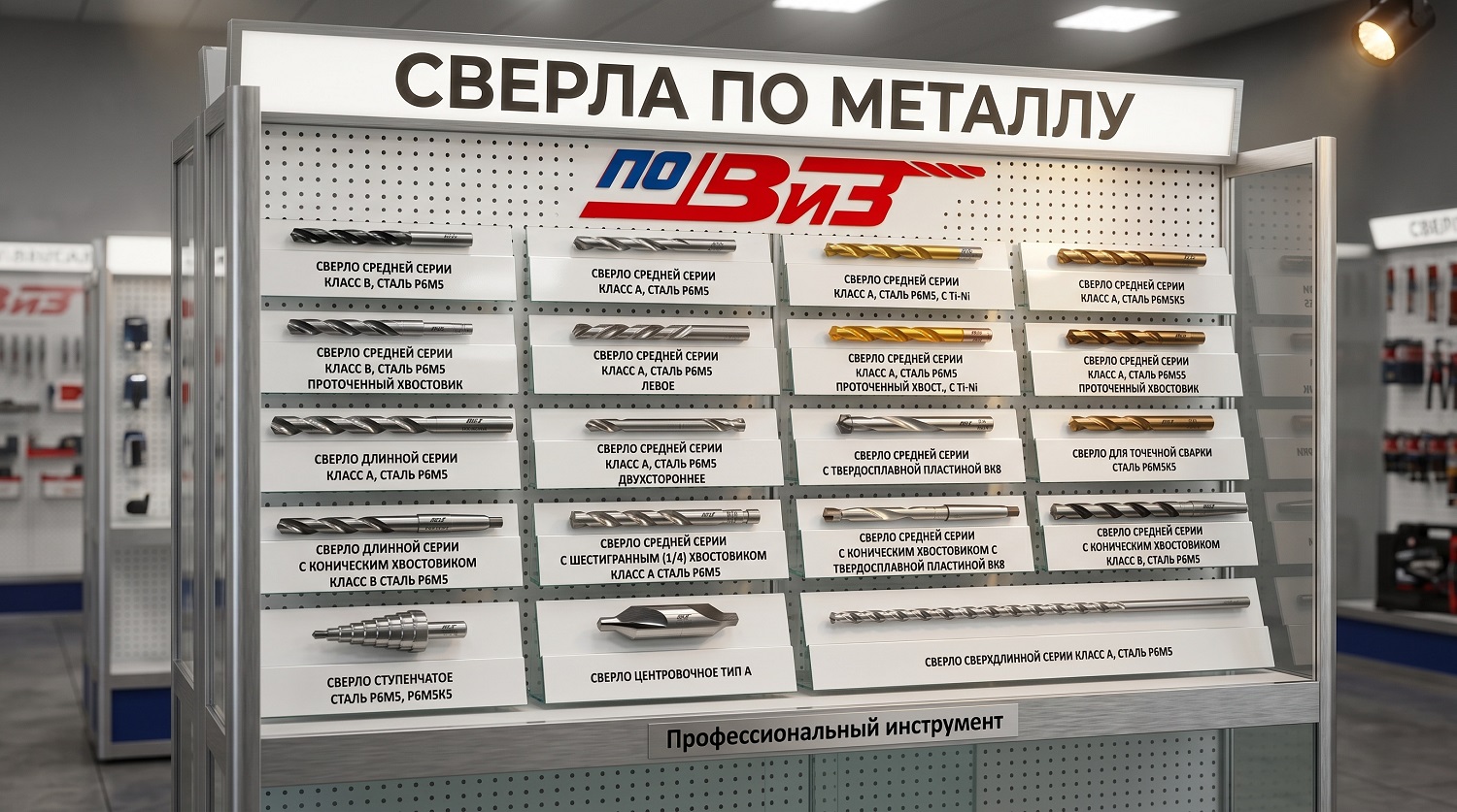 Наборы сверл ВИЗ