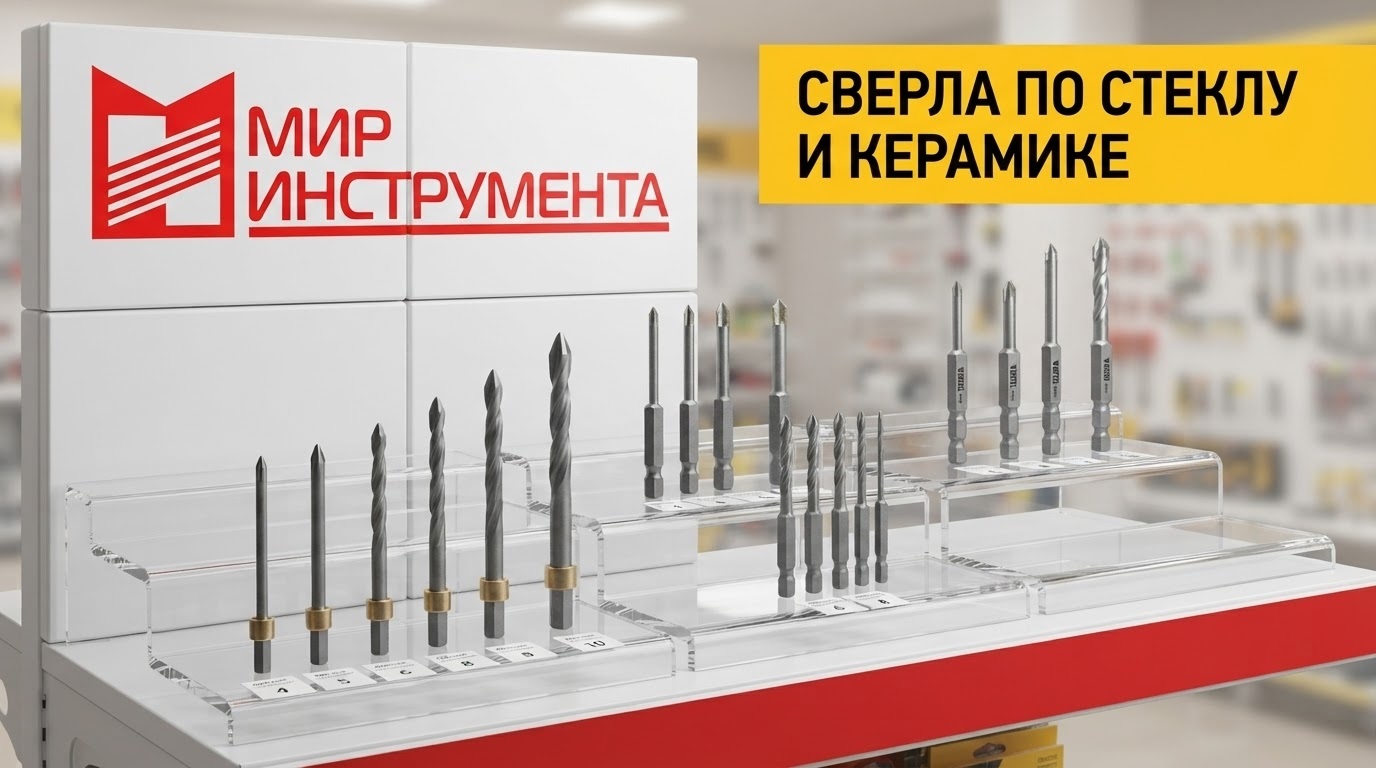 Свёрла по стеклу Мир инструмента
