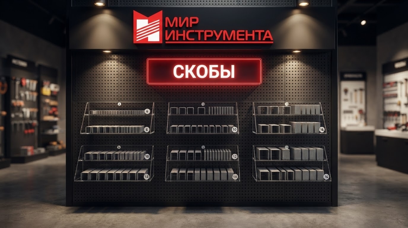 Скобы для степлера Мир инструмента